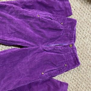 VINTAGE Purple corduroy Road Runner pants